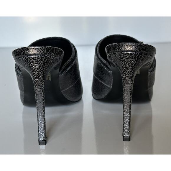 Versace Virtus Leather Black Sandals Shoes 9 US (39 Euro) Spain 1011901 NIB $990 - Picture 10 of 16